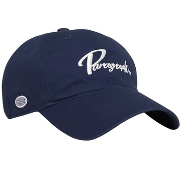 【PARAGRAPH】S13 NO.93 SCRIPT CAP 老帽 / 棒球帽 (NAVY 深藍色)