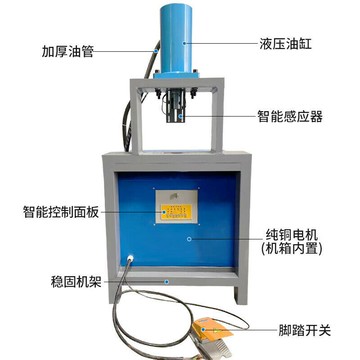 附發票 衝孔機 打孔機 液壓不銹鋼衝孔機 防盜網液壓打孔機 衝弧打孔機角鐵槽鋼衝孔機