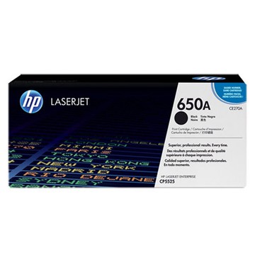 HP 黑色原廠碳粉匣 / 個 CE270A 650A【CUBE卡最高10%回饋】