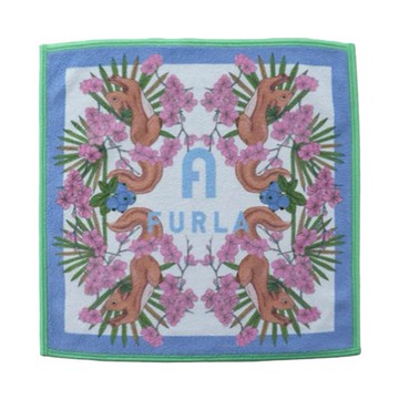 日本 Furla 花卉手帕-松鼠 約25×25cm (JN107-058-73)