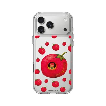 iPhone 17 Pro Max Clear Case（相機按鈕） 透明 - 幾米 Jimmy Liao - 世界別為我擔心-草莓