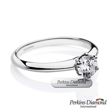 GIA PERKINS 伯金仕 經典六爪系列系列 0.50克拉 鑽石戒指