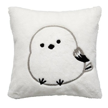 抱枕套 長尾山雀 FUR EMBROIDERY BIRD gSCy2a NITORI宜得利家居