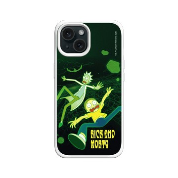 iPhone 15 SolidX 白 - 瑞克和莫蒂 Rick and Morty - 瑞克和莫蒂-多元宇宙
