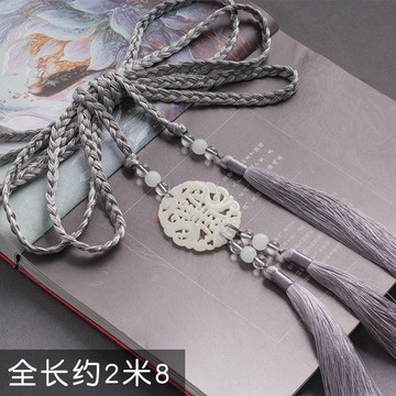 🔥好物優選🔥原創明制馬面裙流蘇玉佩腰墜古風禁步腰帶男女漢服宮絛圓領袍腰繩