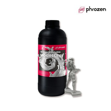【PHROZEN普羅森】Water-Washable 可水洗高速列印樹脂 - 模型灰 (1KG裝)3D列印耗材｜領券最高折$220