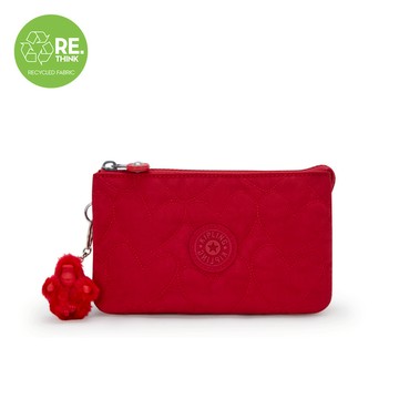 甜心紅三夾層配件包-CREATIVITY L