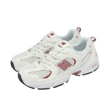 New Balance NB 休閒鞋 530 寬楦 大童 女鞋 米白 紅 復古 緩震 運動鞋 G5306G5-W