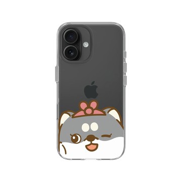 iPhone 16 Clear Case（相機按鈕） 透明 - 嗨小強 Hi John - Wink Me
