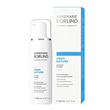 【心心哈德】德國 Borlind 安娜柏林 AQUA 清新潔顏慕絲 150ml 溫和 保濕 清潔 附發票｜滿額領券最高現折$200｜雙12嘉年華⚡專櫃 美妝 香氛 保養 禮享保養 香約聖誕 美的三次方