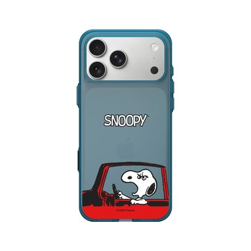 iPhone 17 Pro Max Clear (相機按鈕) 夜幕藍 - 史努比 Snoopy - 路怒症