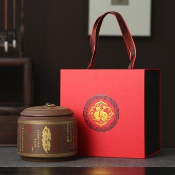 紫砂茶葉罐禮盒龍珠小青柑包裝罐陳皮茶葉包裝盒空盒普洱茶茶盒