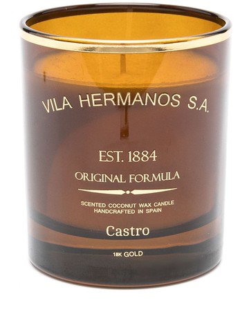 LADENAC - Castro scented candle (572g) - unisex - glass/18kt Gold - One Size - Brown