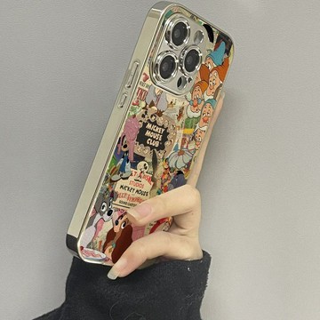 復古海報 蘋果手機殼簡約 保護套iPhone 16 15 14 13 12 11 Promax XR XS 8 7p