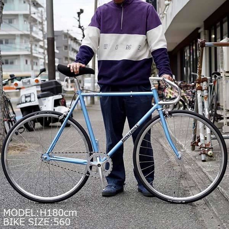HOW I ROLL CHAMP ハウアイロール チャンプ ピスト フレーム ピスト バイク LEADER BIKE Cinelli MASH SURLY サーリー brotures blue lug HOW I ROLL CHAMP Complete Bike