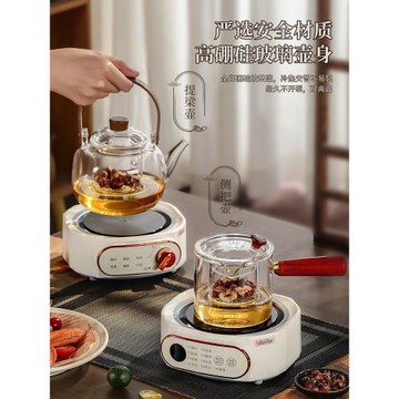 新款整套花茶壺智能電茶爐圍爐煮茶套裝辦公室家用烤奶茶罐養生壺