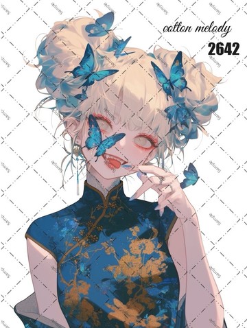 original sticker no.2642 人物貼紙 原創貼紙 原創人物貼紙 裝飾貼紙 cotton melody