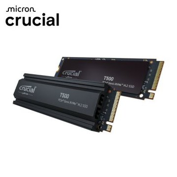Micron 美光Crucial T500 4TB PCIe Gen4 NVMe M.2 SSD 固態硬碟 含散熱器
