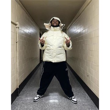Corteiz羽絨棉服夾克外套寬松歐美明星同款UKDRIPDRILL嘻哈說唱