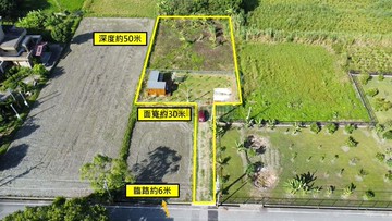 吉安山景方正有水電美農地｜附度假小屋｜花蓮縣吉安鄉光輝段