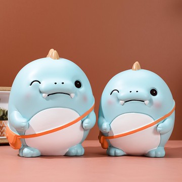 存錢罐/儲錢罐/存錢筒/撲滿 小恐龍存錢罐兒童女生男孩可愛儲蓄罐年新款網紅創意儲錢罐【CM15882】