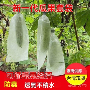 在臺18H🍪無紡佈包瓜苦瓜絲瓜防蟲網袋套袋羊角蜜保護袋防針蜂防果蠅專用袋 2MSD