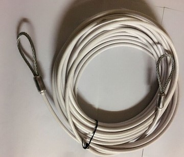 加粗6mm恰好是網球網鋼絲繩時高級網球網繩子固定鋼繩長14米包郵