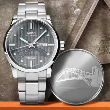 【MIDO 美度】珍藏限量1932套 Multifort 先鋒建築20週年款 M6(M0054301106181)