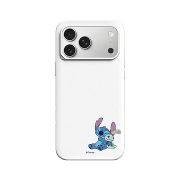 iPhone 17 Pro Max SolidX 白 - 迪士尼-史迪奇 Disney Stitch - 史迪奇 - 迷你史迪奇與Scrump