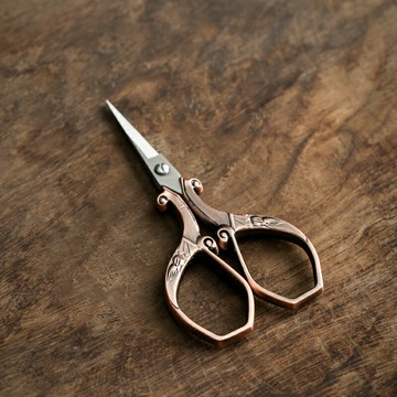 家用中式復古功夫茶具茶道零配件剪茶葉袋手工剪刀不銹鋼小號便捷