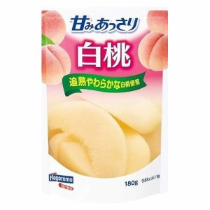  はごろも 甘みあっさり白桃 パウチ 180g x6コ(代引不可)