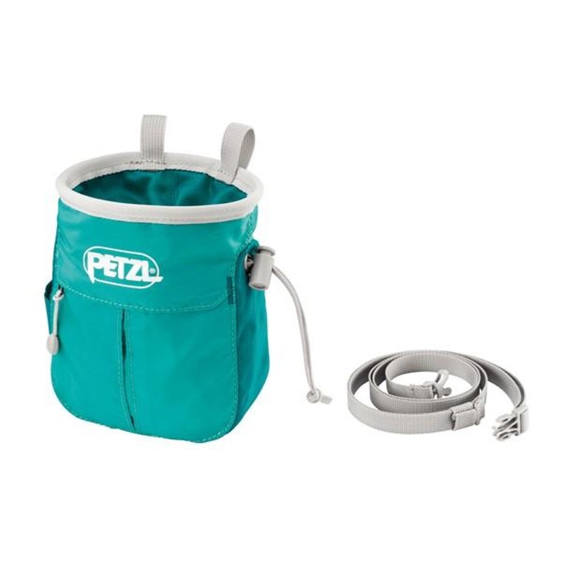 PETZL ペツル サカポーチ/Teal blue S40AT クライミングチョーク