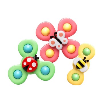 UULZZOR 吸盤轉轉樂 Set 3件  Multiple colors  1組