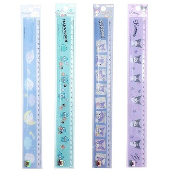 小禮堂 Sanrio 三麗鷗 塑膠直尺 30cm 人魚漢頓 酷洛米 大耳狗