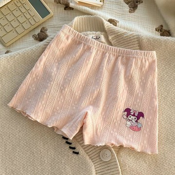 【臺灣-出貨】貝殼元素兒童打底褲-中大童防走光四角平角短褲女孩女童安全褲