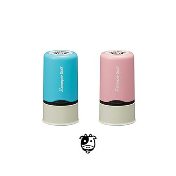 日本 Xstamper Quix 客製化 萬用個性化 印章 /個 QN32 藍、粉可選擇【APP滿額下單10%點數(單一帳號最高5000點)】1/31止