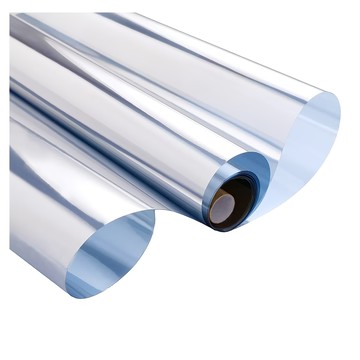 抗UV隔熱防曬防窺玻璃貼膜 45x300cm  淺鉑銀  1個