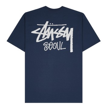 STUSSY STOCK SEOUL TEE NAVY