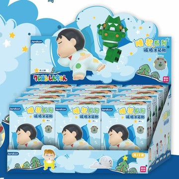 天藍小舖-蠟筆小新睡夢磁吸冰箱貼盲盒-單1款-$99【A11115310】