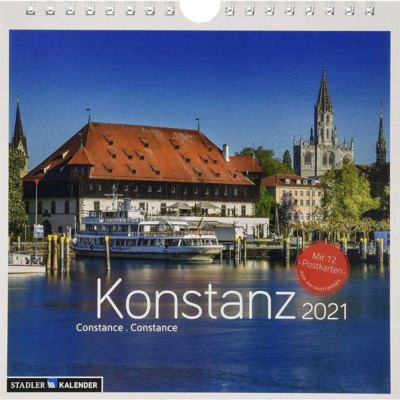 Konstanz 2021. Postkarten-Tischkalender