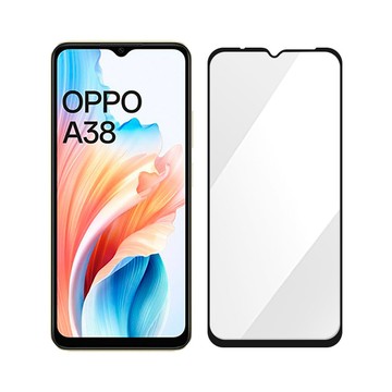 阿柴好物 OPPO A38 滿版全膠玻璃貼