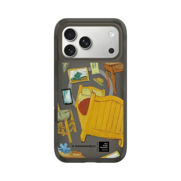 iPhone 17 Pro Max AirX 本質黑 - Van Gogh Museum - 寢室-透明