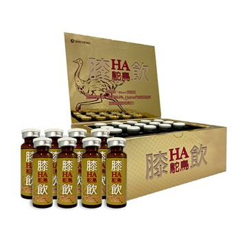 膝HA鴕鳥元氣飲20ml*15瓶入/鴕鳥精/禮盒/玻尿酸/膠原蛋白【德芳保健藥妝】