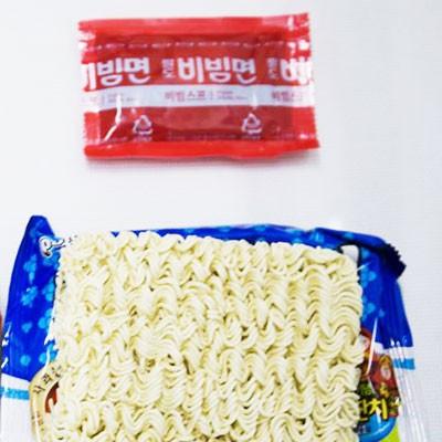 『Paldo』ビビン麺(130g×5個入りパック) ■1個当り135円 夏 夏定番 甘辛 パルド 韓国ラーメン インスタントラーメン