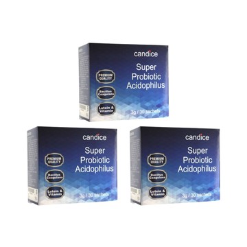 [Candice 康迪斯] 7+1孢子型益生菌即溶粉粒 (30包/盒) 三入組-[Candice 康迪斯] 7+1孢子型益生菌即溶粉粒 (30包/盒) 三入組