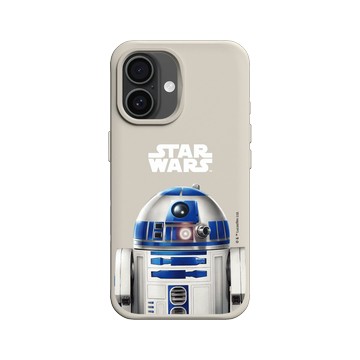 iPhone 16 SolidX 貝殼灰 - 迪士尼-星際大戰 Star Wars - R2-D2-復古系列
