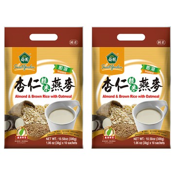 薌園 杏仁糙米燕麥 10入  300g  2袋