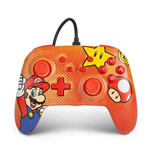 PowerA Enhanced Wired Controller for Nintendo Switch Mario Vintage