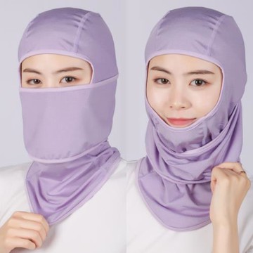 夏季戶外騎行頭套防曬面罩防紫外線護臉遮臉頭巾護頸帽子全臉騎車