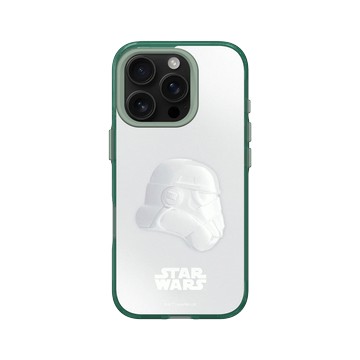 iPhone 16 Pro Clear 憂墨綠 - 迪士尼-星際大戰 Star Wars - 風暴兵-全白設計